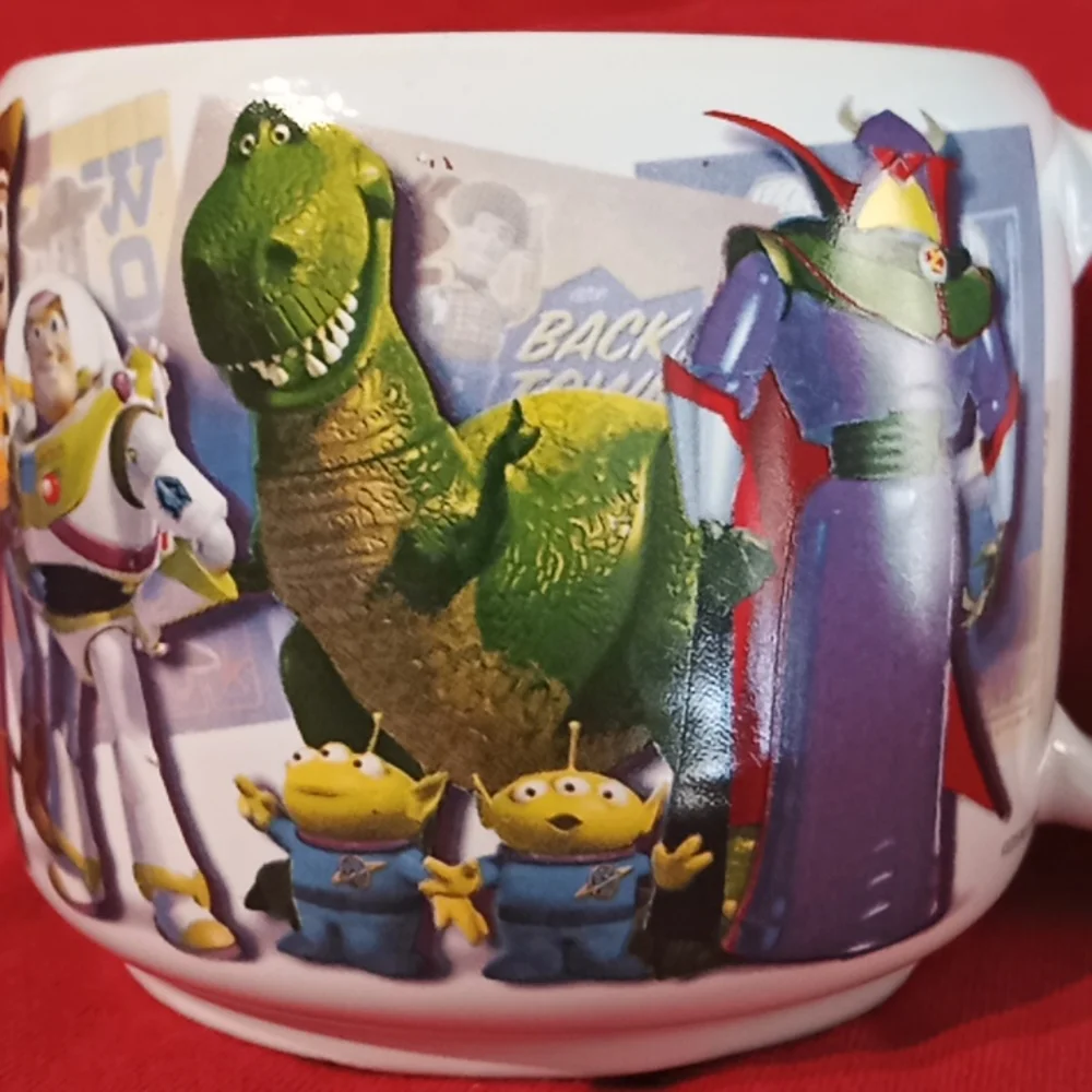 Disney/Pixar Toy Story Buzz-Woody-Jesse Coffee Mug. Collectibles. Excellent Cond - Picture 8 of 13